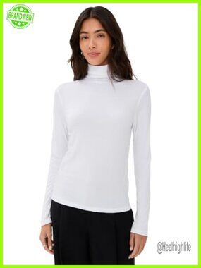 Essential Long Sleeve Turtleneck Fitted Modal Spandex Fall Top